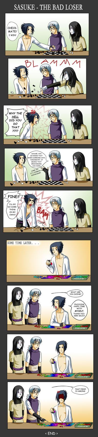 Sasuke the bad loser